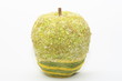 Hand-made green apple