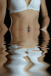 femme dans l'eau