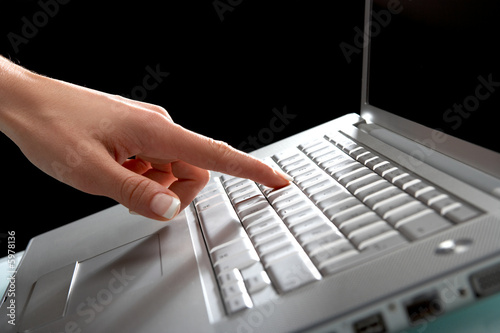 Photo: One press of a finger... One press of a finger...