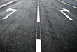 street, road, arrow direction