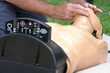 First aid technique demonstration