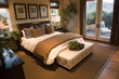 Modern luxury home bedroom. Modern luxury home bedroom.