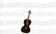 illustration with violin