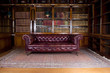 Retro leather couch