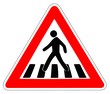 Panneau de Signalisation (Passage pour pietons - A13B)