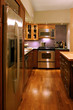 A view of a modern kitchen A view of a modern kitchen