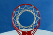 Hoop and net from below Hoop and net from below