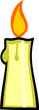 Burning candle