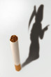 Cigarette & death silhouette