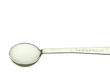 Salt in measuring teaspoon