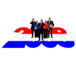 Dutch Business team on 2008 text