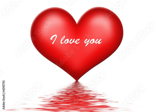 Illustration: ich liebe dich herz ich liebe dich herz