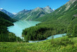 Mountain lake Kucherlinskoe, Altai, Russia