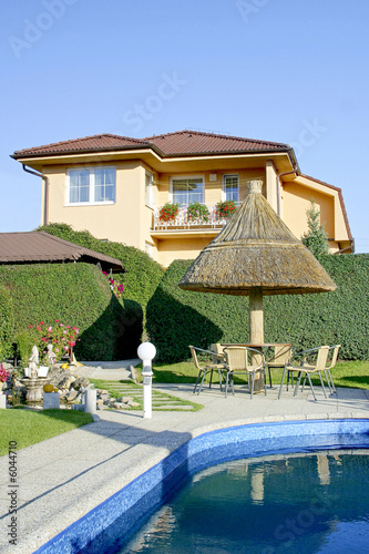 Photo: House and garden House and garden
