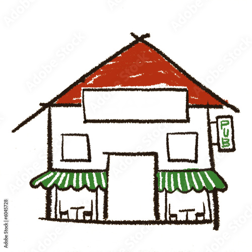Illustration : dessin bar - restaurant dessin bar - restaurant