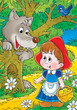 Girl and wolf