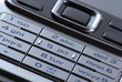 Modern mobile phone in close-up
