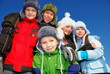 Photographie : Children in Winter Clothing