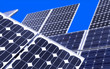 Photo: solar panels and sky solar panels and sky