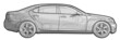 Side view illustration of a Lexus LX460. Side view illustration of a Lexus LX460.