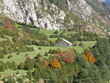 pequeña casa entre los prados
