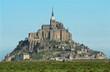 Mont Saint-Michel and lambs - France - Europa