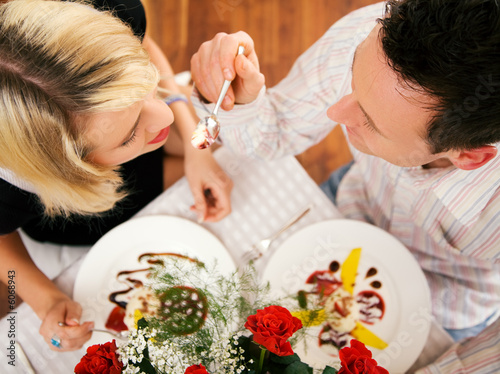 Dessert verfüttern