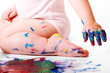 Baby Painting Session