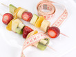 Skewer of fruits - Healthy diet