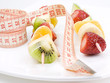 Skewer of fruits - Healthy diet