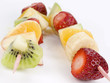 Skewer of fruits - brocheta de frutas
