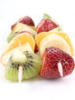 Skewer of fruits - brocheta de frutas