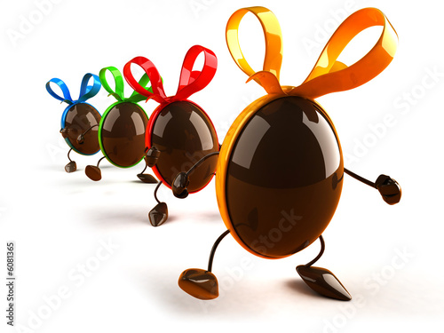 Illustration: Oeufs de pâques Oeufs de pâques