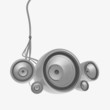 Subwoofer grey Subwoofer grey