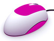 3D Souris Rose