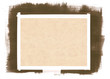 Liquid emulsion brushed onto paper with taped borders.