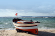Bateau sur le sable