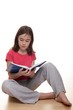 Girl reading a book 