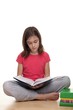 Girl reading a book 