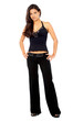 business woman standing isolated 