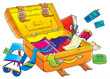 Suitcase of the traveler
