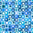 Retro blue square pattern, tiles in any direction.