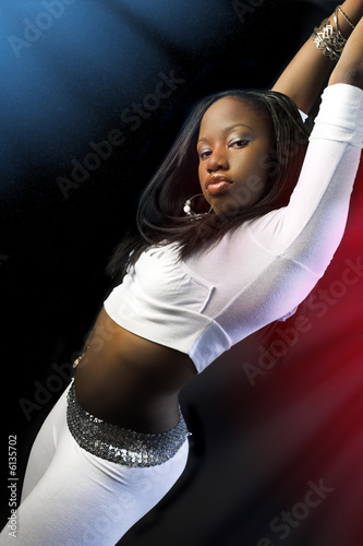 Photo: girl dancing in disco girl dancing in disco
