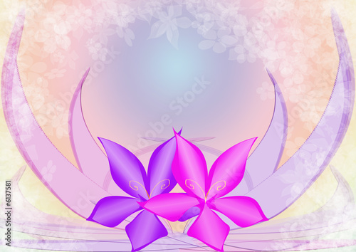 Illustration: sfondo fiori sfondo fiori