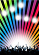 Happy people having fun at discotheque Happy people having fun at discotheque