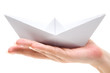 Holding a Paper Ship