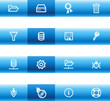 Blue bar server icons