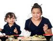 Asian food. Asian food.