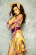 Pretty fashionable Asian woman posing