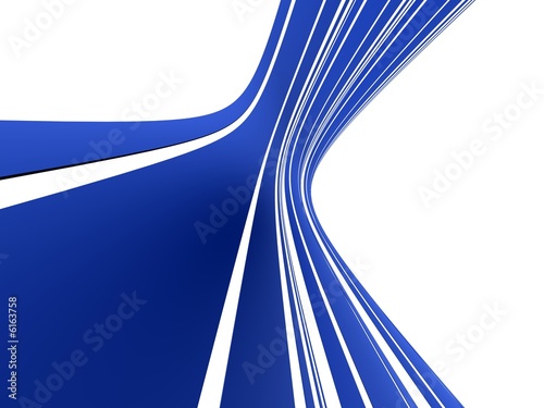 Illustration: blaue bahnen blaue bahnen